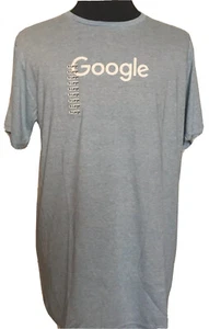Google T shirt Mens XL Blue White Google Logo New - Picture 1 of 6