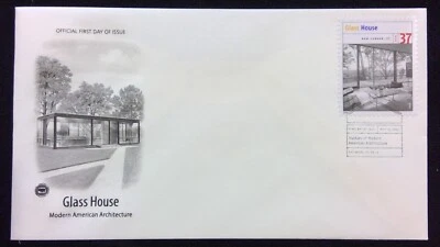 Scott 3910H FDC Glass House New Canaan CT Modern American Architecture PCS - Image 1 of 3