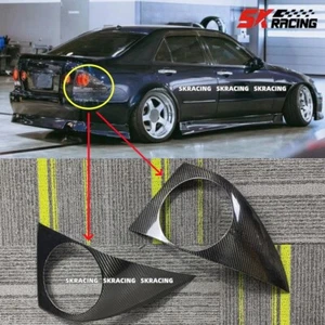 Real Carbon Fiber Rear Tail Light Covers Fit 1998-2005 Lexus IS200 IS300 Altezza - Foto 1 di 15