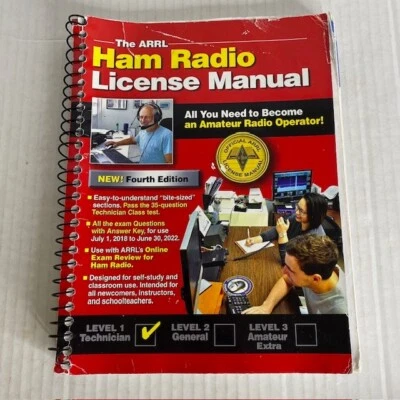 The ARRL Ham Radio License Manual Spiral - Spiral-bound By ARRL Inc - GOOD - Image 1 of 2