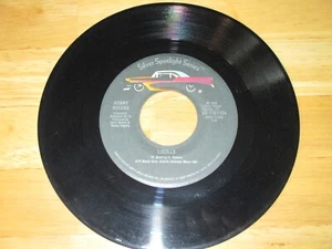 KENNY ROGERS - LUCILLE B/W - SOMETHING'S BURNING VG+ - Picture 1 of 1