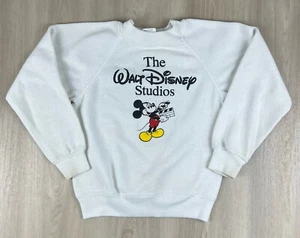 Vintage Walt Disney Studios Raglan Crewneck Sweatshirt Hanes Youth Small 6-8 USA - Picture 1 of 11