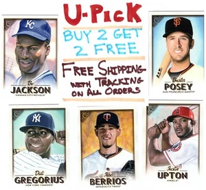 2018 Topps Gallery - Base - Buy 2 Get 2 FREE - Ships Tracked FREE - Picture 1 of 23