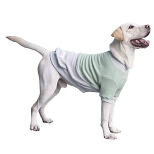 Extra Large Dog Sweaters Warm Clothes Pullover 3X-Large Sweater Green and Grey - Picture 1 of 7