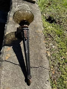 Large Wall Sconce Sanguesa Patina by Minka Metropolitan - Picture 1 of 11