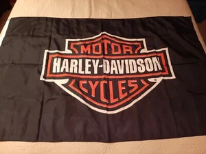 Harley Davidson Flagge 58 x 35 Zoll Nylon gebraucht - Bild 1 von 3