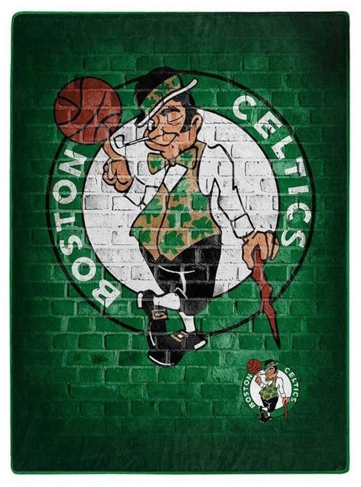 Негабаритное уличное плед-рашель NBA Boston Celtics 60 x 80 дюймов - Изображение 1 из 2