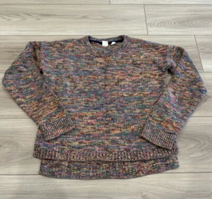 Girls GAP XXL Cotton Pink Multicolored Marled Cropped Sweater Women XS - Picture 1 of 5