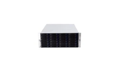 4U Rackmount Server Case Chassis with 24 Hot-Swappable SATA/SAS Drive Bays - Image 1 of 4