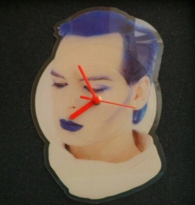 GARY NUMAN WALL CLOCK Upcycled Shaped Picture Disc Original Vinyl Record SD79 - Image 1 of 4