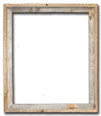 22x28–2" Wide Signature Reclaimed Rustic Barn Wood Open Frame No Glass Or Back - Image 1 of 3