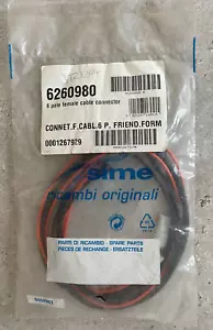 Sime Friendly Format 80 80E 100E 6 Pole Female Cable Connector 6260980 Genuine - Picture 1 of 7