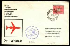 FFC MILANDITALIA A FRANKFURT ALEMANIA (K2924) - Imagen 1 de 2