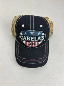 PATRIOTIC AMERICAN FLAG CABELA'S CAMO HAT ADJUSTABLE - Picture 1 of 7