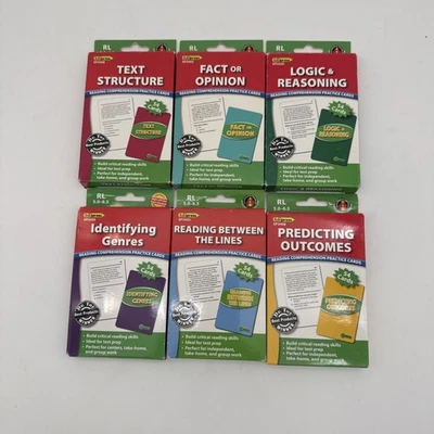 Juego de 6 tarjetas flash de lectura Edupress nivel 3,5-5,0 maestros educación educación educación en el hogar Foto 1 de 4