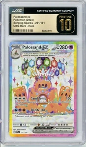 Pokemon Palossand EX #221 Surging Sparks CGC Pristine 10 - Bild 1 von 2