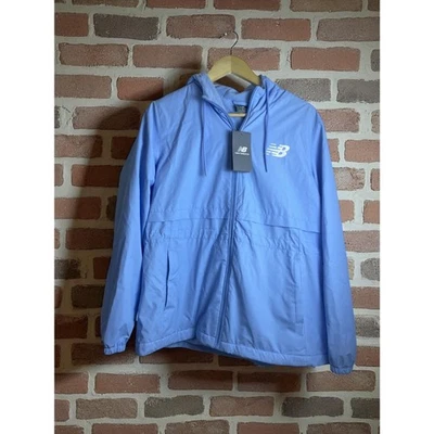 New Balance Hooded Windbreaker Jacket – Sky Blue – Size Women's Large – NWT - Image 1 of 3