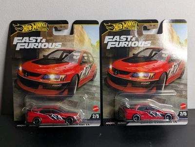 2025 Hot Wheels Premium лот из 2 Fast & Furious Lancer Evolution IX Tokyo Drift - Изображение 1 из 4