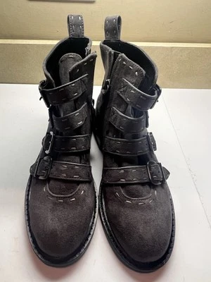 Aerosoles Arezzo Suede Side Zip Closure Boots WOMENS Ladies Size 5 BRAND NEW - Imagem 1 de 4