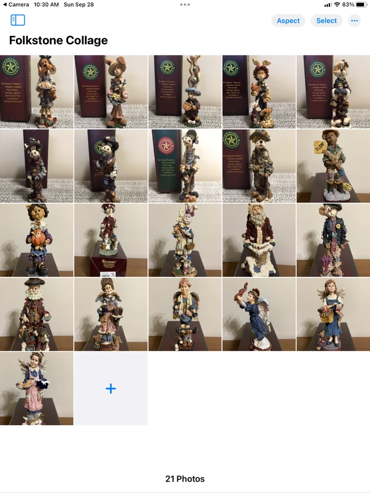 Boyds Bears & Friends Folkstone Collection Figurines - choose from 17