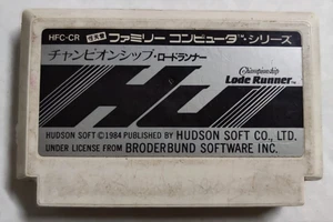 Championship Lode Runner: Cartuccia Nintendo Famicom - HFC-CR di Hudson Soft - Picture 1 of 6