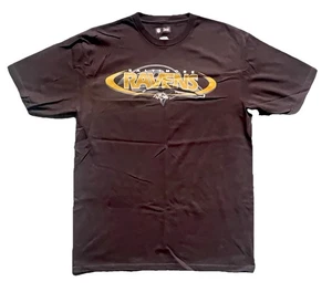 NFL Baltimore Ravens Camiseta Hombre Grande Negra Cuello Redondo Equipo Ropa Fútbol - Imagen 1 de 5