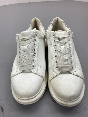Steve Madden Shoes Mens Size 8 White Frosting Spiked Studded Lace Up FROS05M1 - Image 1 of 4