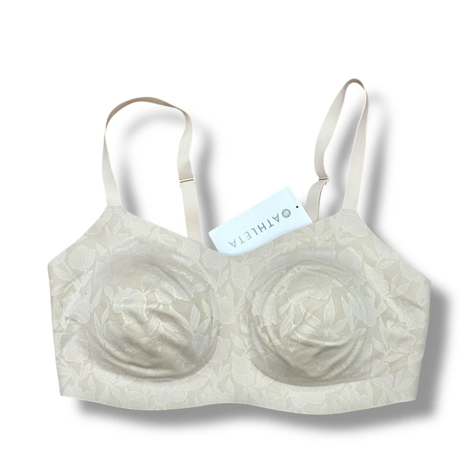 Athleta 3X Plus Size Pyrite Brown Ritual Lace Adjustable D-DD Cups #819582