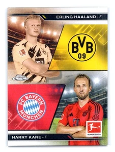 2025 Topps Chrome Bundesliga #HIN-12 Haaland/Kane Dual Borussia/Bayern - Picture 1 of 2