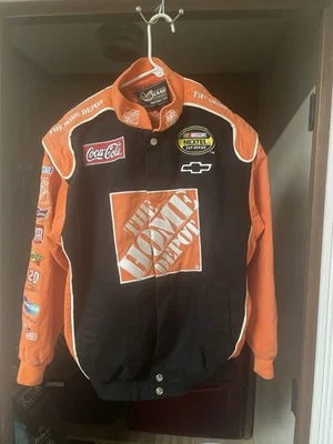 Chaqueta Nascar Chase Authentics By Drivers Line Tony Stewart Home Depot para hombre talla L Foto 1 de 4