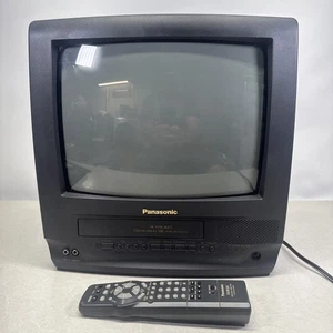 Panasonic PV-M1369 TV mit VHS Player + Fernbedienung getestet siehe Video Retro Gaming Vintage - Bild 1 von 16