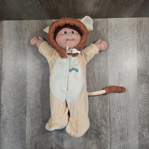 Vintage 1980’s Cabbage Patch Kids Doll Brown Curly Hair Lion Pyjama Suit 1985 - Bild 1 von 13