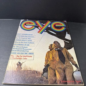 Eye Magazine March 1968 Donovan Warren Beatty with Psychedelic Color Poster - Picture 1 of 19
