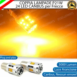 2 X LAMPADE P21W BA15S CANBUS 3.0 24 LED KIA PRO CEE'D ED PER FRECCE POSTERIORI - Foto 1 di 8