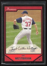 2007 Bowman #155 Jake Westbrook     Cleveland Indians Card