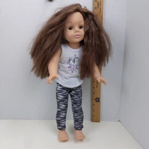 Madame Alexander 2014 Doll Brown Hair Sleep Eyes Soft Body Play Doll Kids Toy - Picture 1 of 9