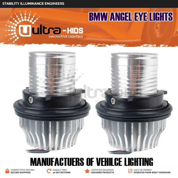 2x 5w LED Marcador Ojo de Ángel BMW E39 E53 E60 E61 E63 X5 Serie 5 BLANCO 6000K/A11 Foto 1 de 3