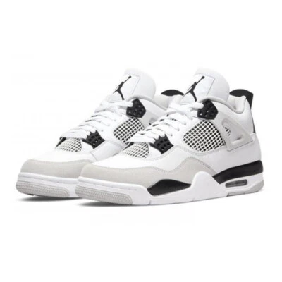 JORDN Unisex Turnschuhe Herren Freizeitschuhe Retro-aj'4 Schwarz Weiß Schuhe Sports