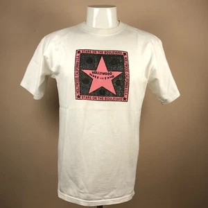 Hollywood Walk Of Fame Stars On The Boulevard 1992 White Shirt Large - Picture 1 of 5