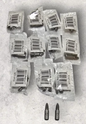 Lot Of 12 Two Pack #2 Phillips Bit Insert 1" x 1/4" (12pks Of 2) 24 Total Bits - Image 1 of 2