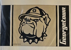 Georgetown University Jack the Bulldogs 3' X 5' Banner Flag NEW Wincraft - Picture 1 of 2