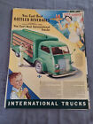 VTG 1940 Orig Magazine Ad International Trucks You Can't Beat Bottled Beverages