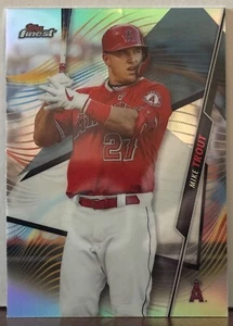 2020 Topps Finest REFRACTOR #1 Mike Trout   M33 - Picture 1 of 1