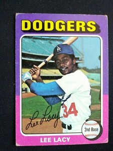 1975 Topps Baseball Card # 631 Lee Lacy - Los Angeles Dodgers