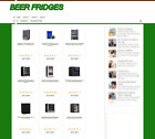 Beer Fridges Affiliate Website - Ecommerce Store - New Domain - Fully Stocked