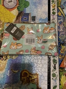 Corgi Perros Butts Sushi Ramen Comida Loungefly Cosmético Maquillaje Estuche Bolsa Bolsa - Imagen 1 de 2