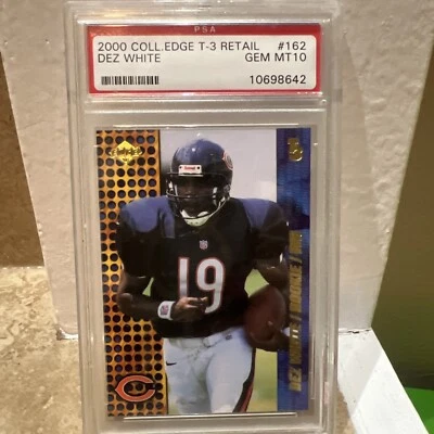 2000 Collector's Edge T3 - Retail #162 Dez White. PSA GEM MT 10 - Image 1 of 3
