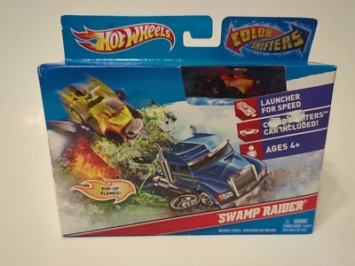 Hot Wheels Color Shifters Swamp Raider Playset Car & Launcher Color Shifters - Image 1 of 4