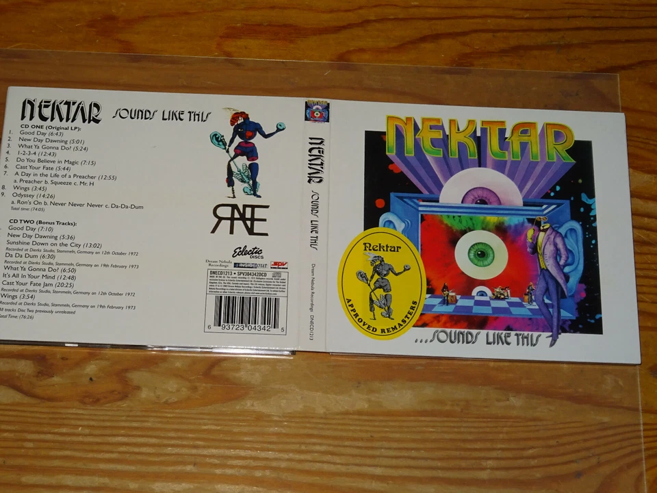 NEKTAR - SOUNDS LIKE THIS / ECLECTIC DIGIPACK 2-CD-SET 2005 (MINT-) - Bild 1 von 1