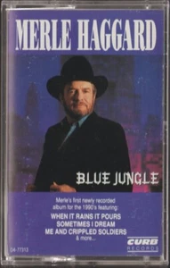Merle Haggard - Blue Jungle 1990 (Audio Cassette) Curb Records D4-77313 - Picture 1 of 2
